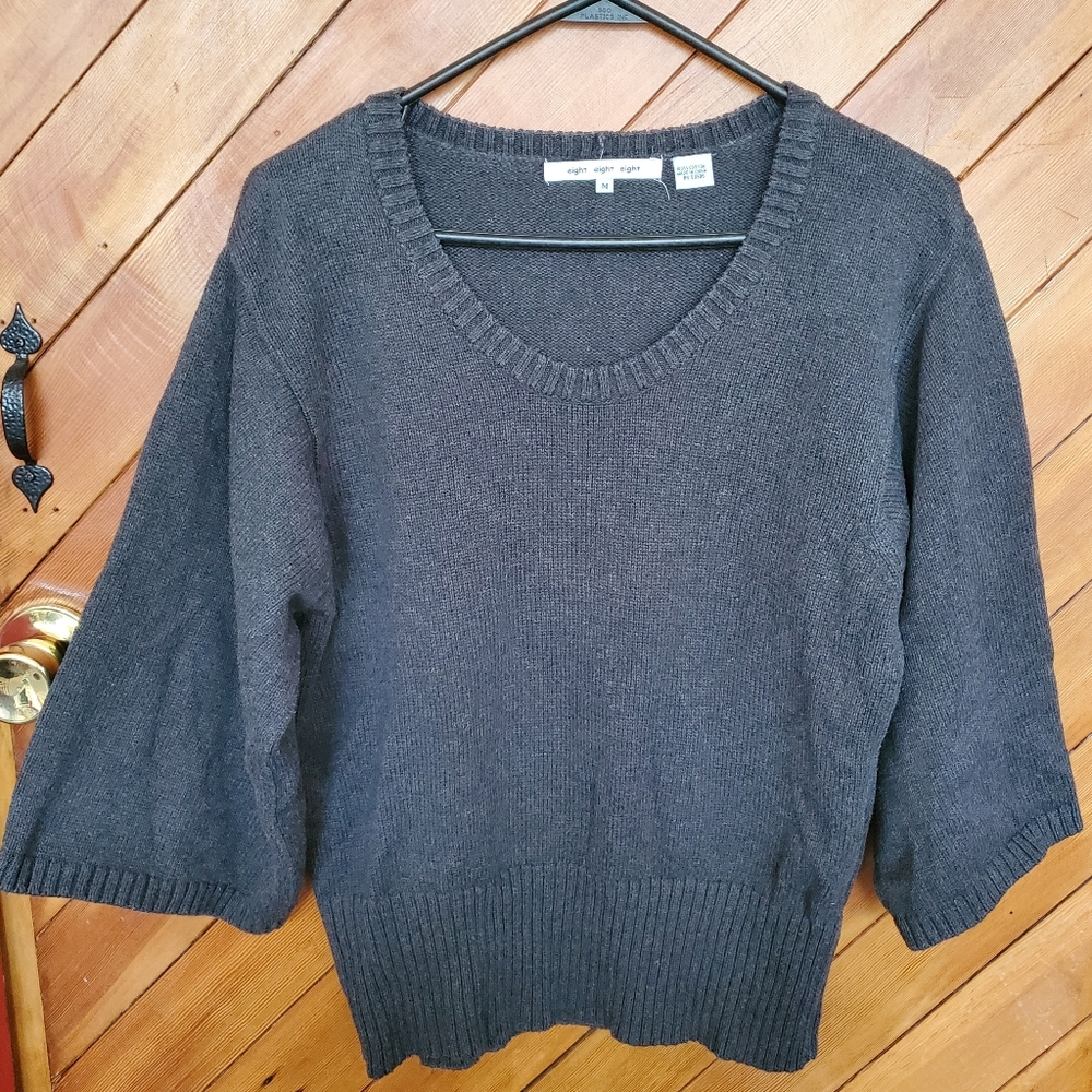 eight eight eight Wide Sleeve Sweater